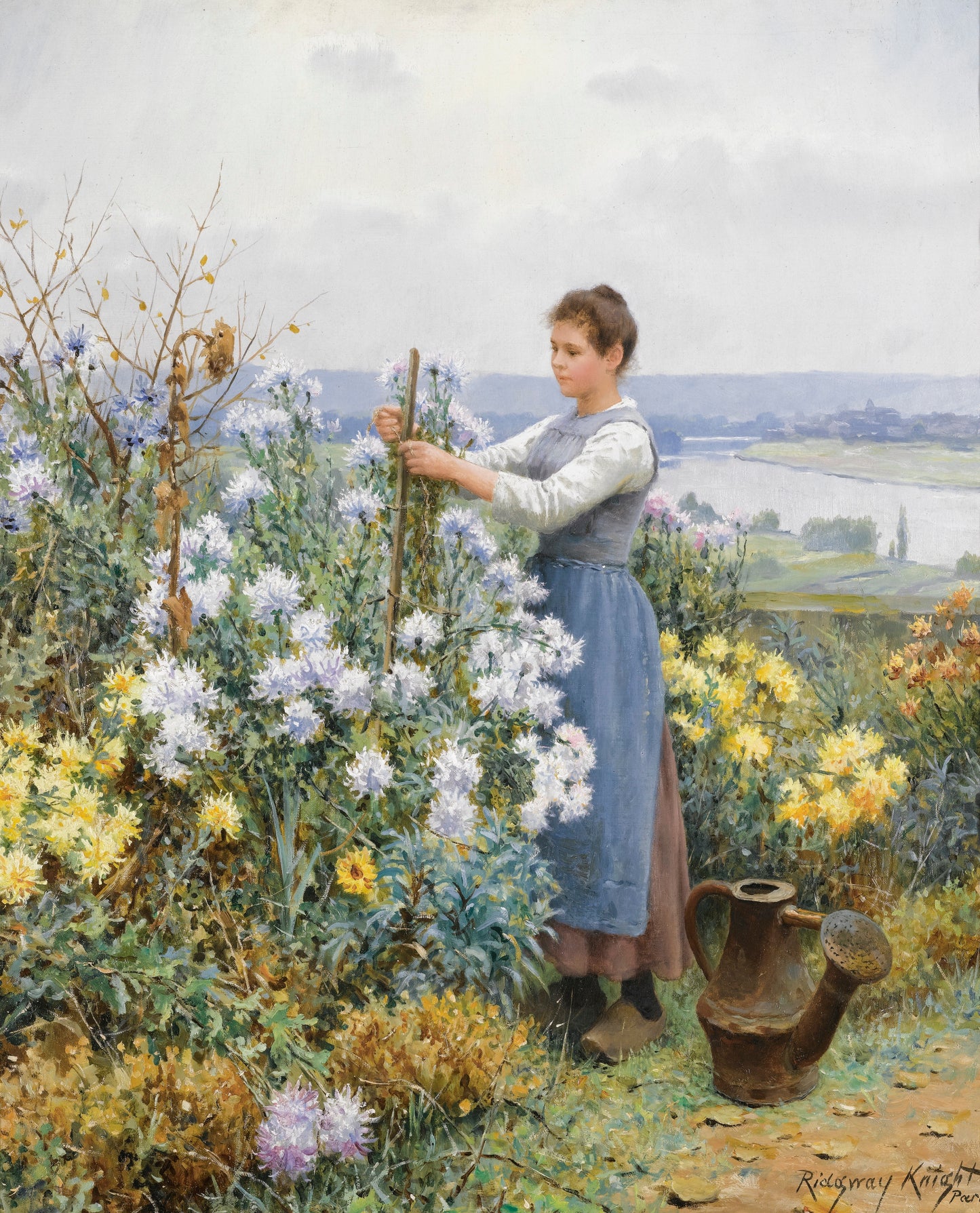 Crisântemo - Daniel Ridgway Knight