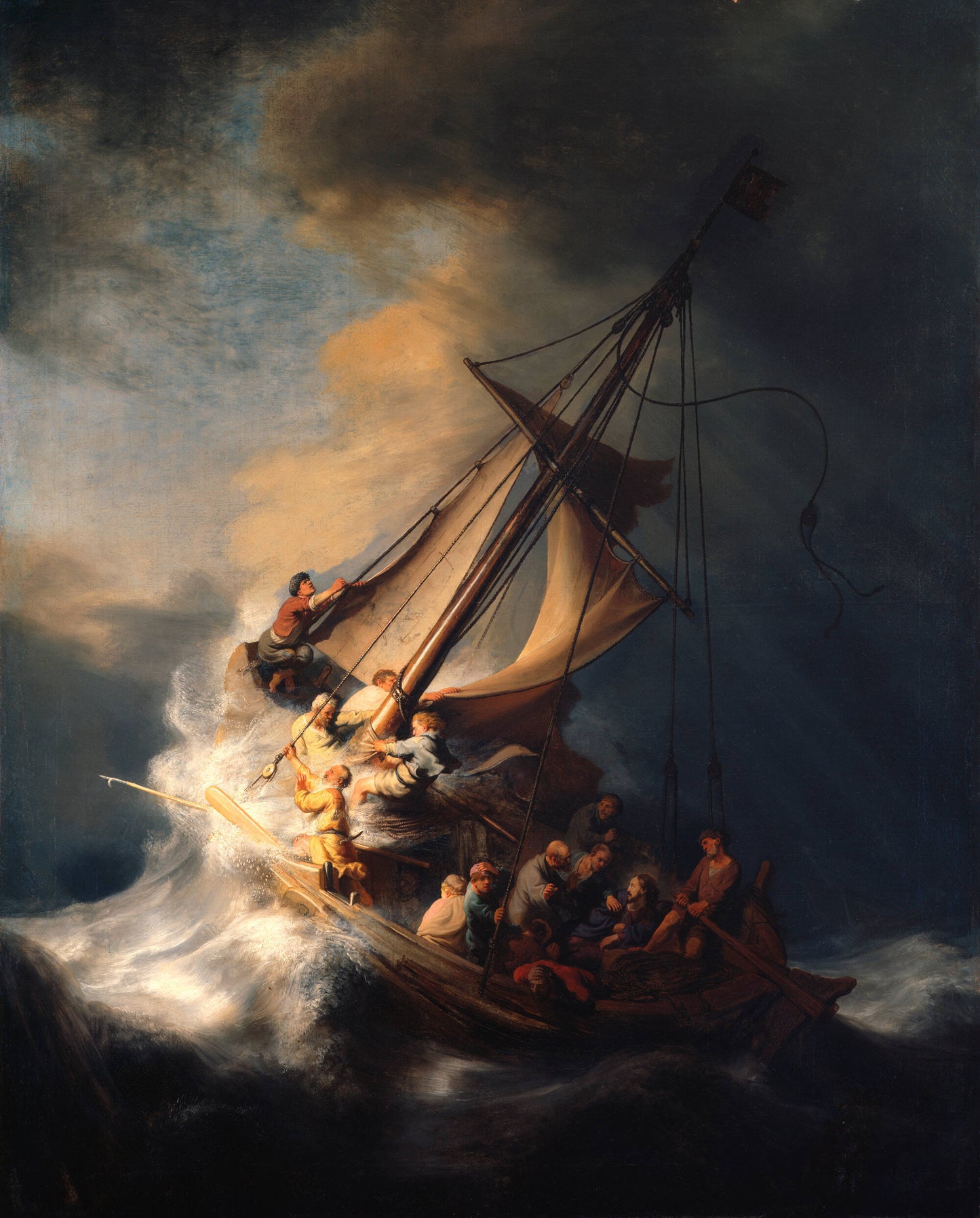 Cristo na tempestade no Mar da Galileia - Rembrandt