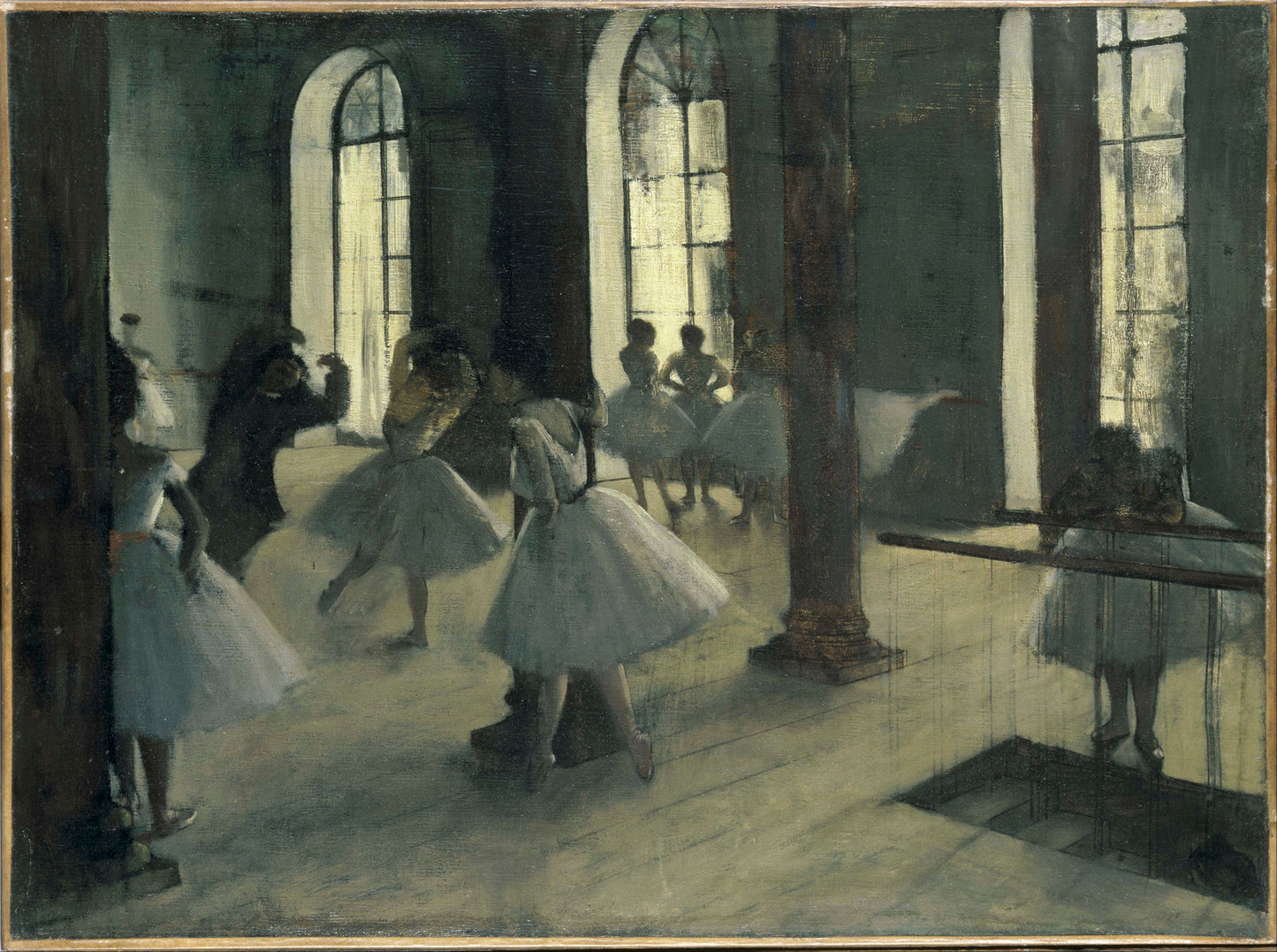 Ensaio de dança no foyer - Edgar Degas