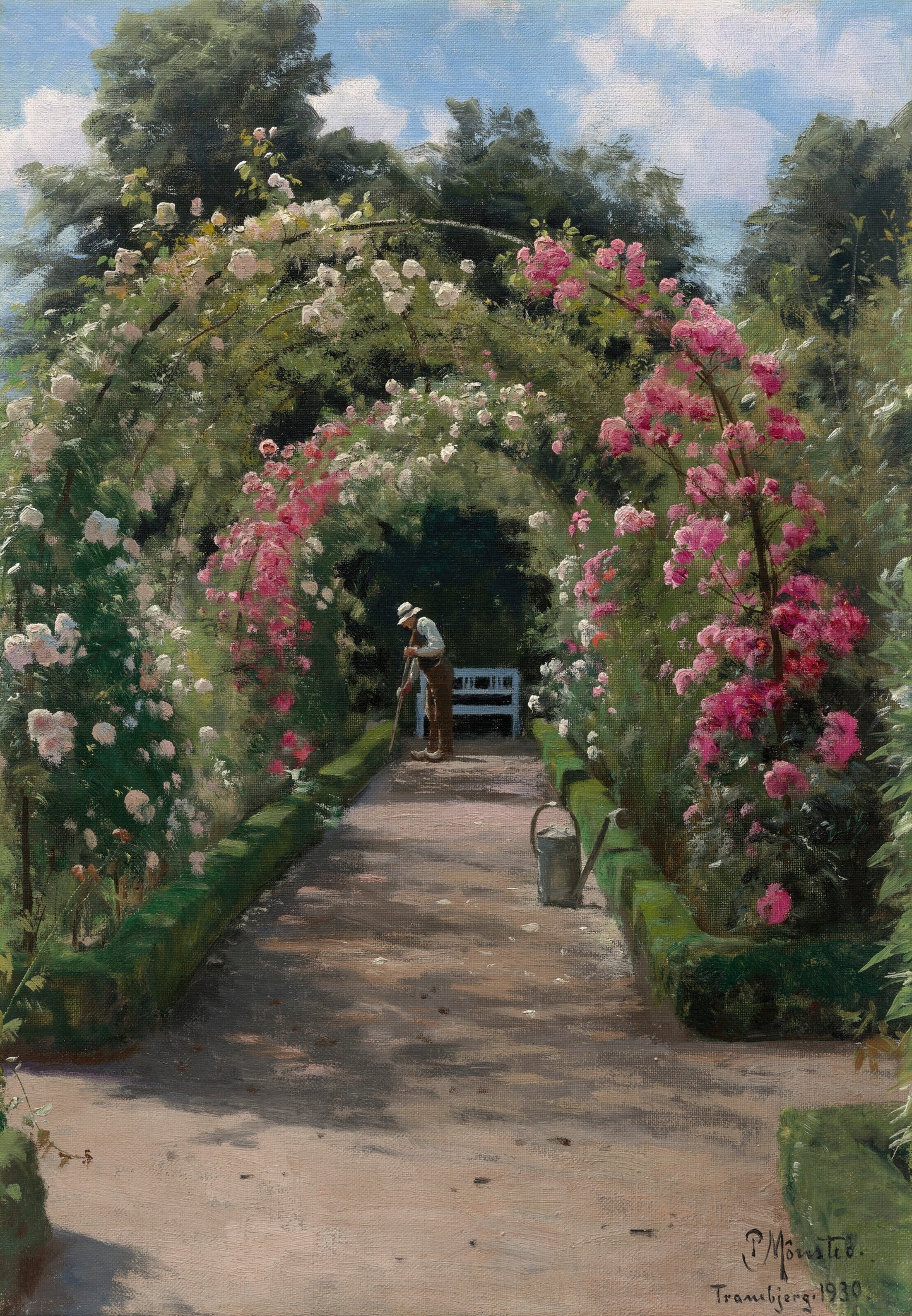 No jardim - Peder Mørk Mønsted