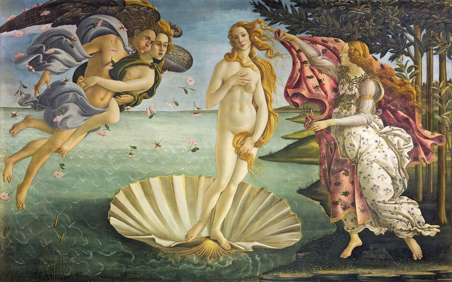 O nascimento de Vênus - Sandro Botticelli