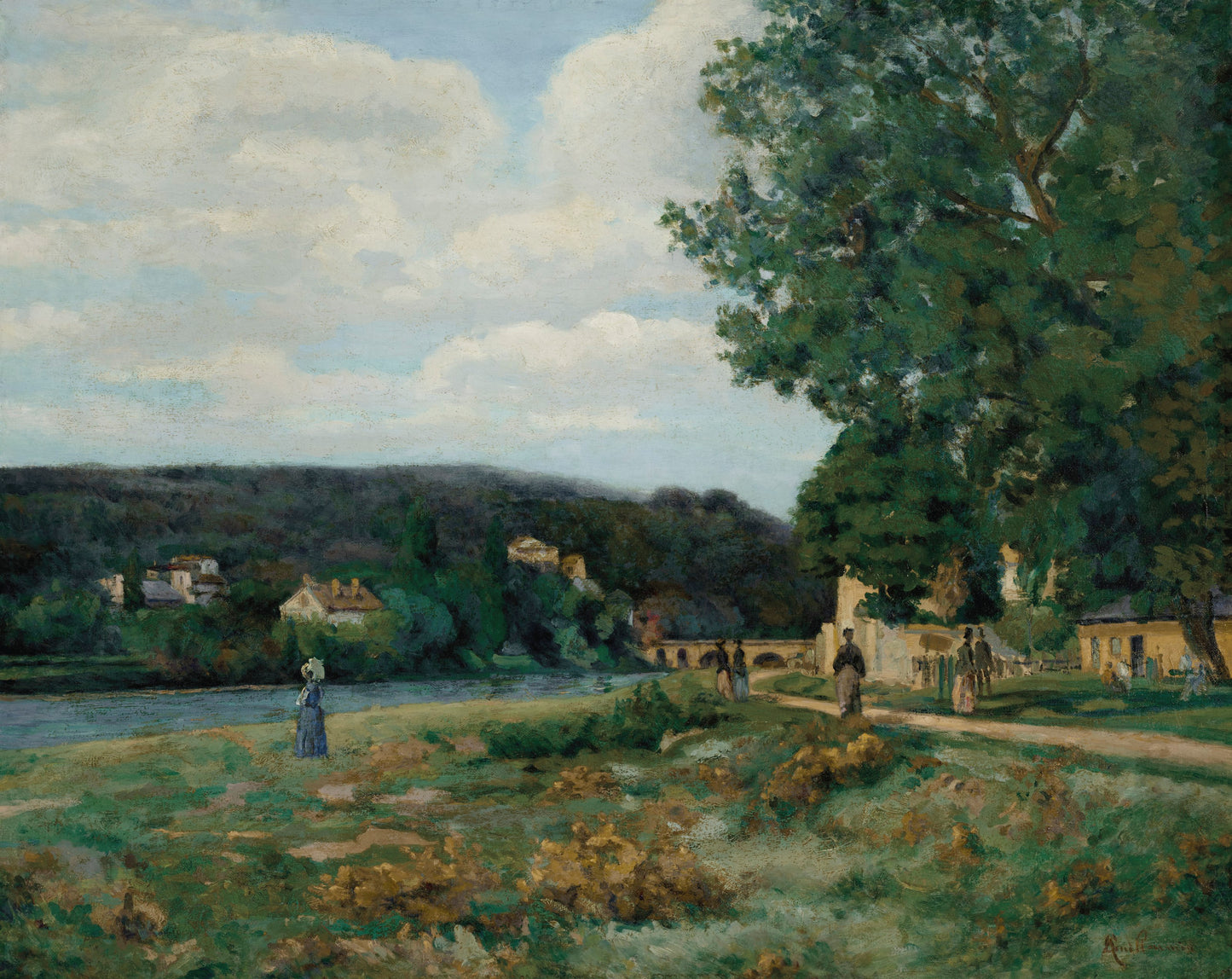 Paisagem da Ilha de França - Armand Guillaumin