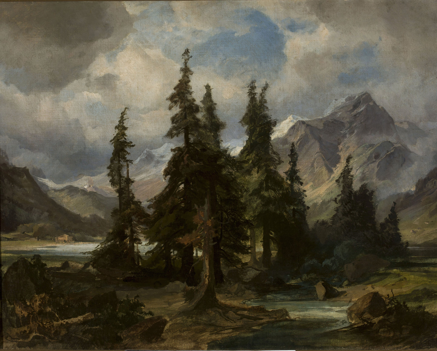 Paisagem montanhosa da Noruega - Friedrich Preller the Elder