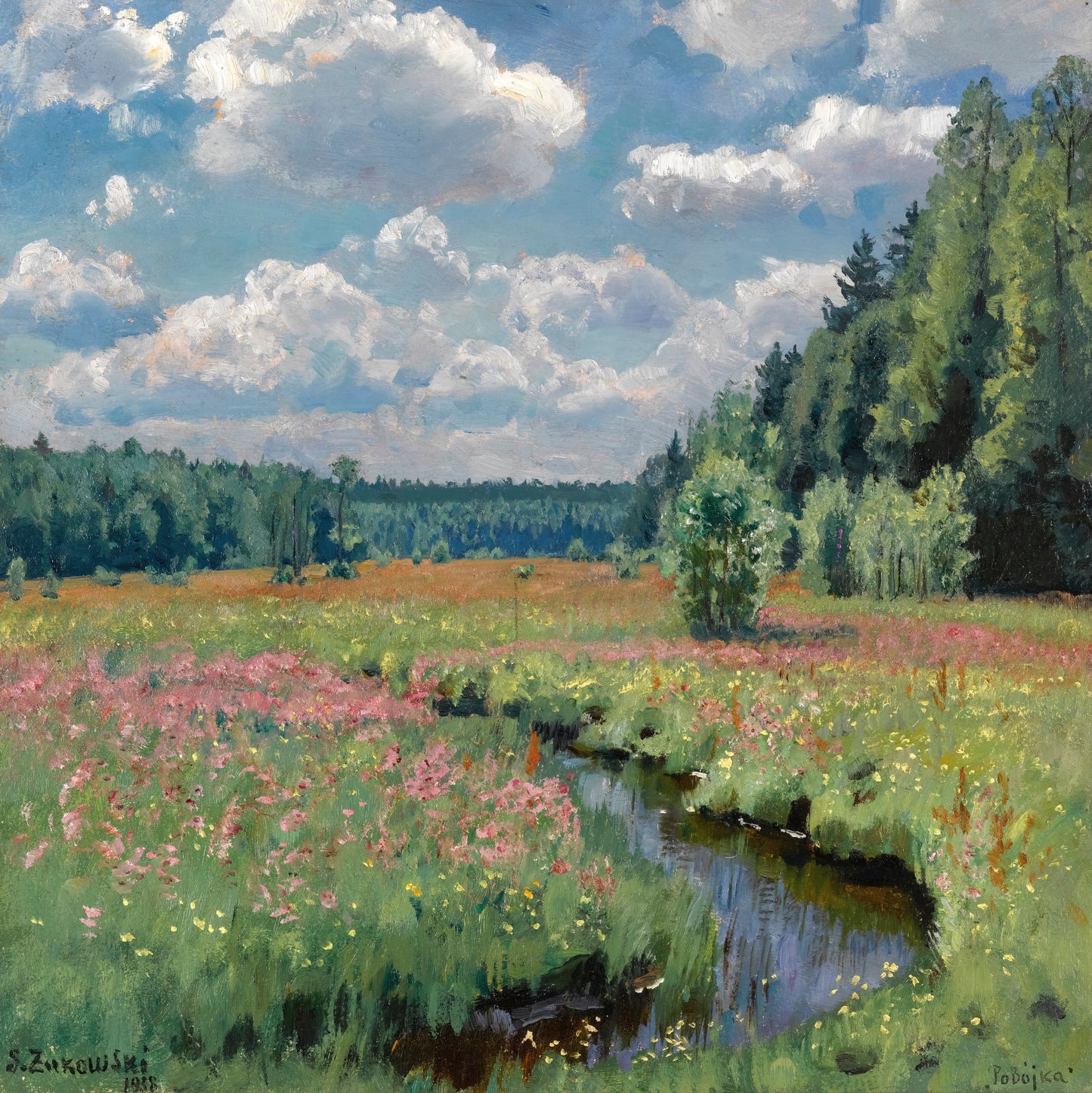 Prado de verão - Stanislav Yulianovich Zhukovsky
