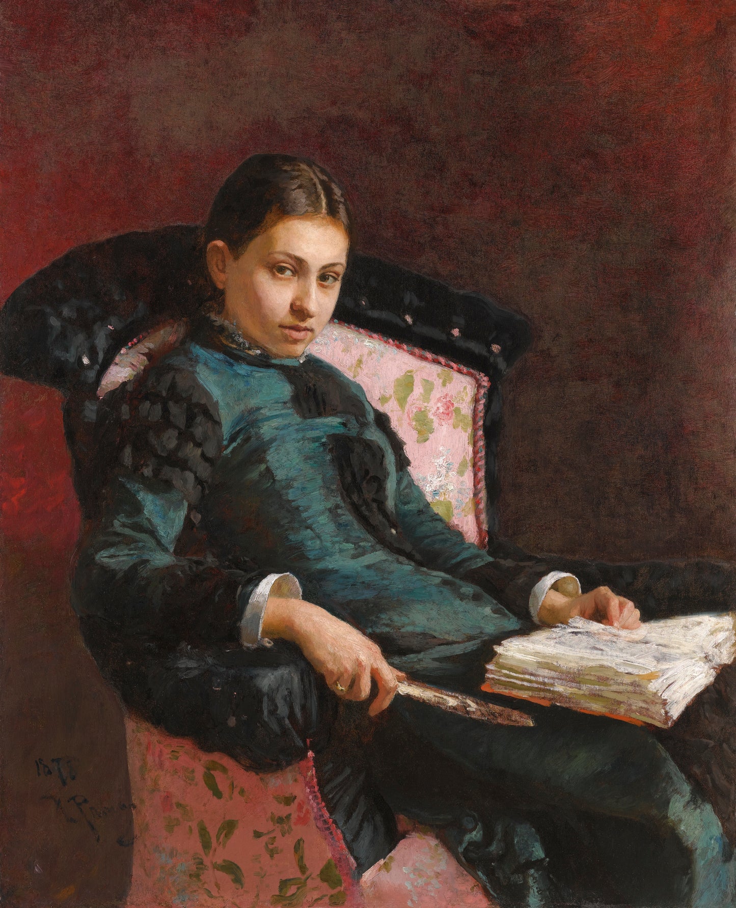 Retrato da Mulher do Artista - Vera Repin