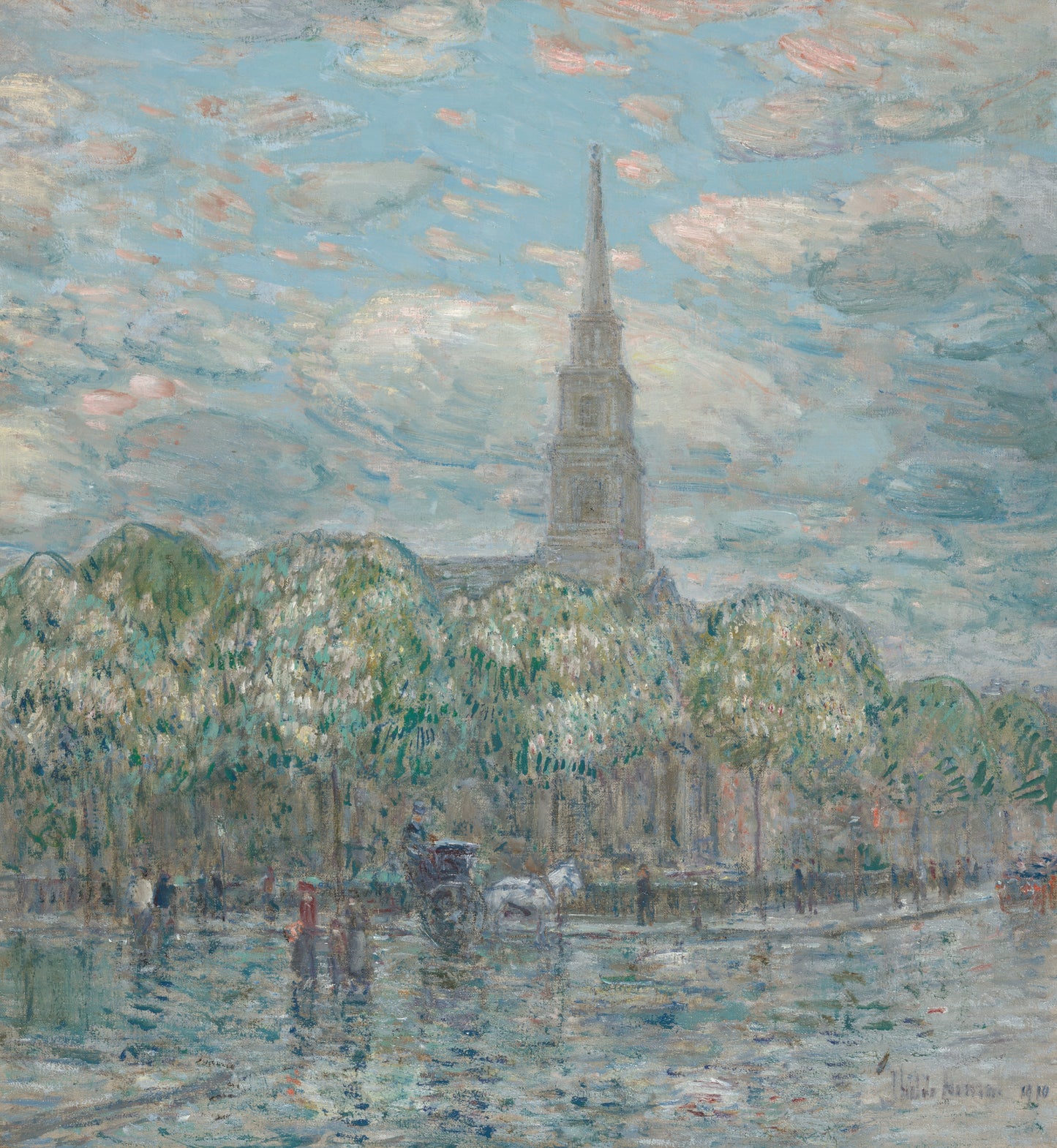 São Marcos no Bowery - Childe Hassam