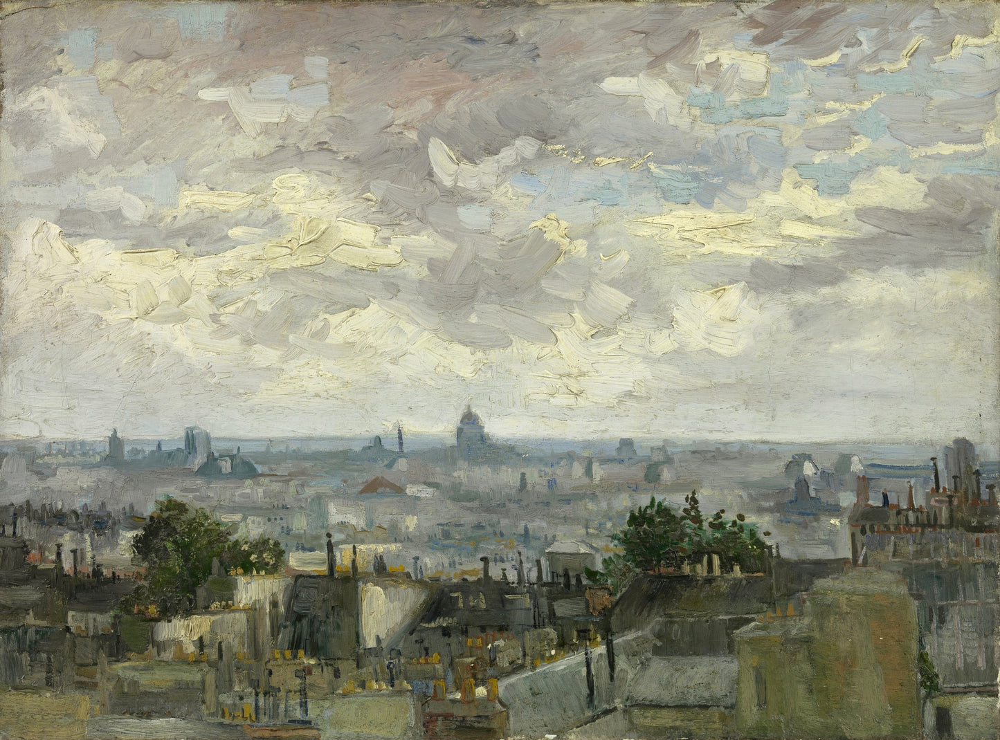 Vista de Paris - Vincent van Gogh
