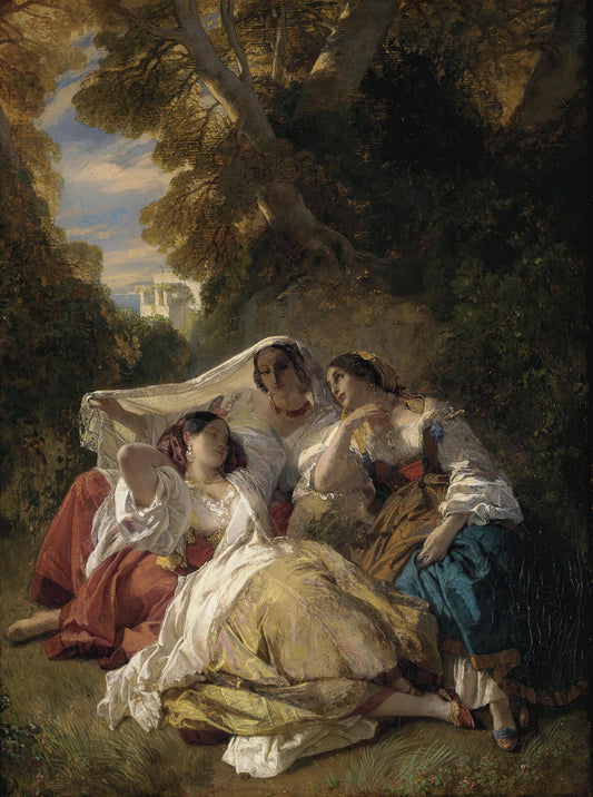 A soneca - Franz Xaver Winterhalter