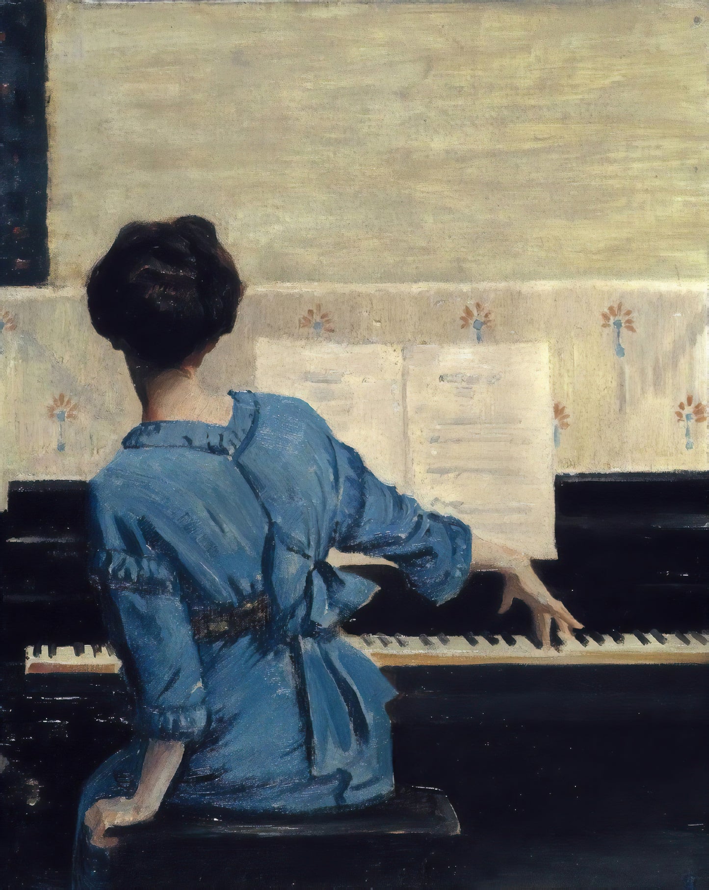 A pianista - William Merritt Chase