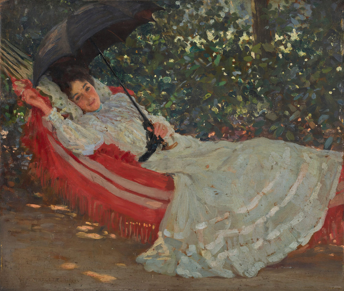 A rede vermelha - William Henry Margetson
