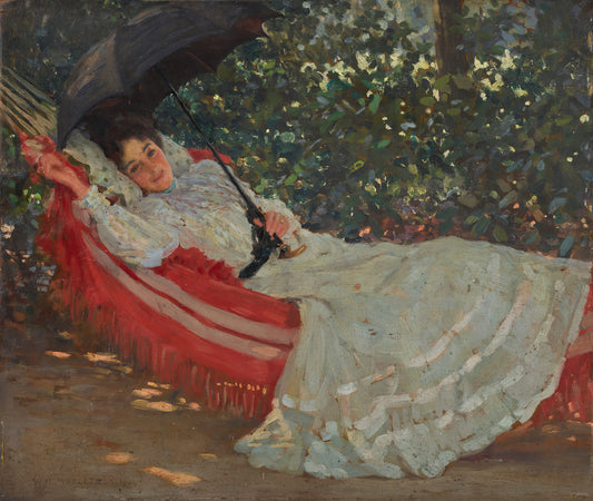 A rede vermelha - William Henry Margetson
