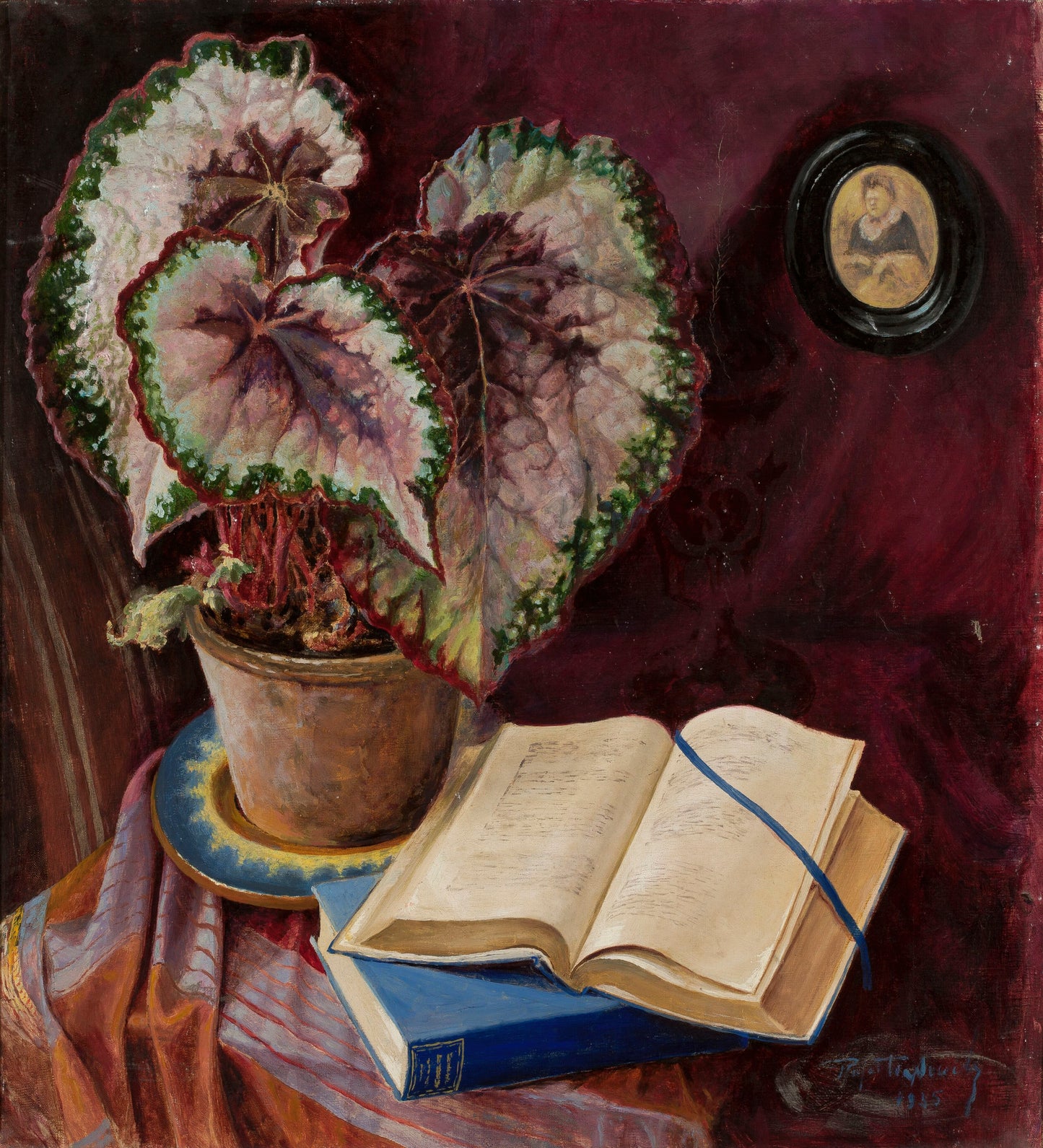 Begônia e livros - Rafał Wąsowicz