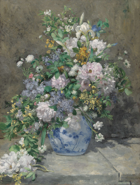 Buquê de primavera - Pierre-Auguste Renoir