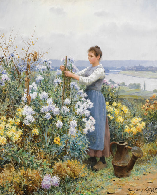 Crisântemo - Daniel Ridgway Knight