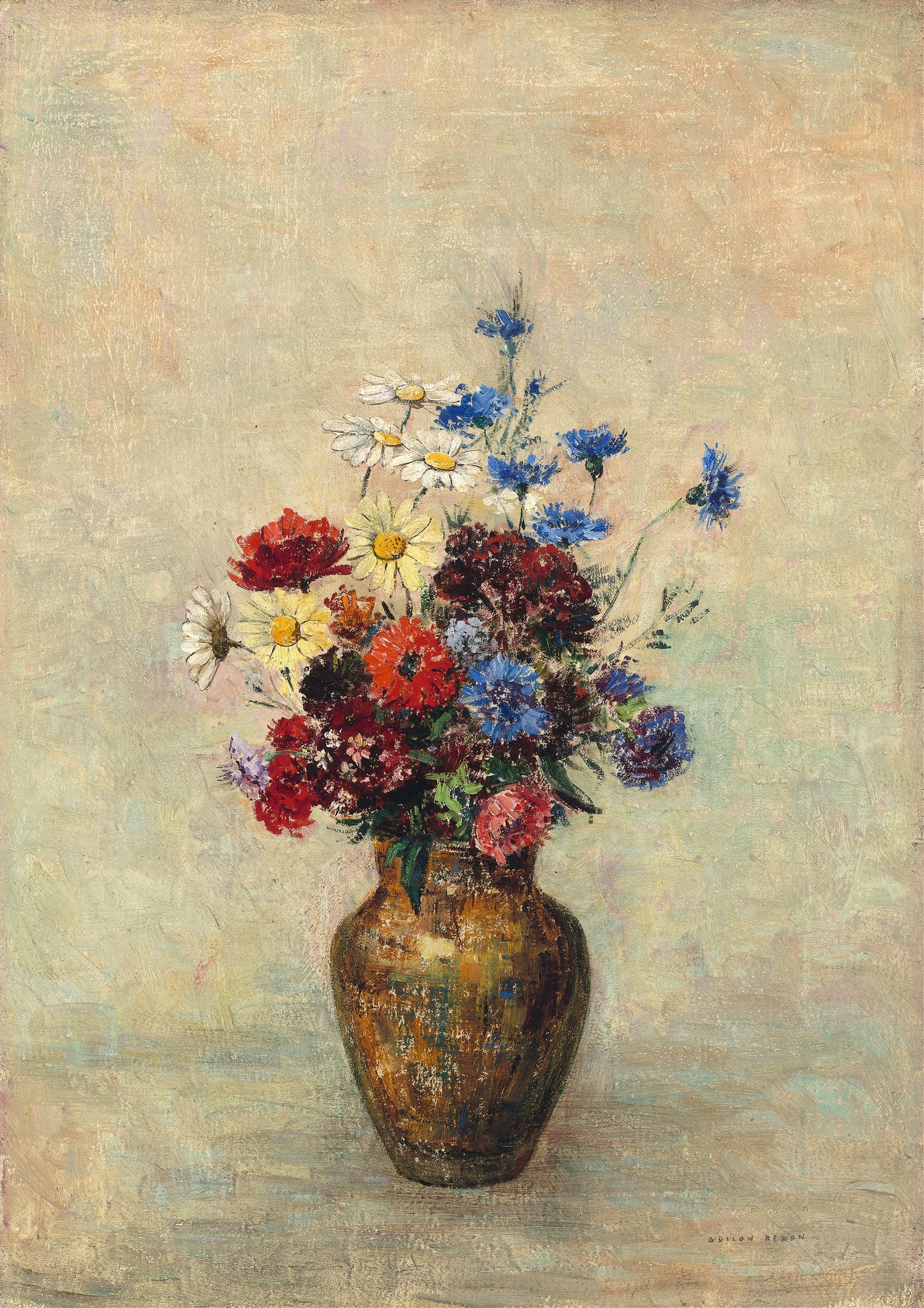 Flores no vaso - Odilon Redon