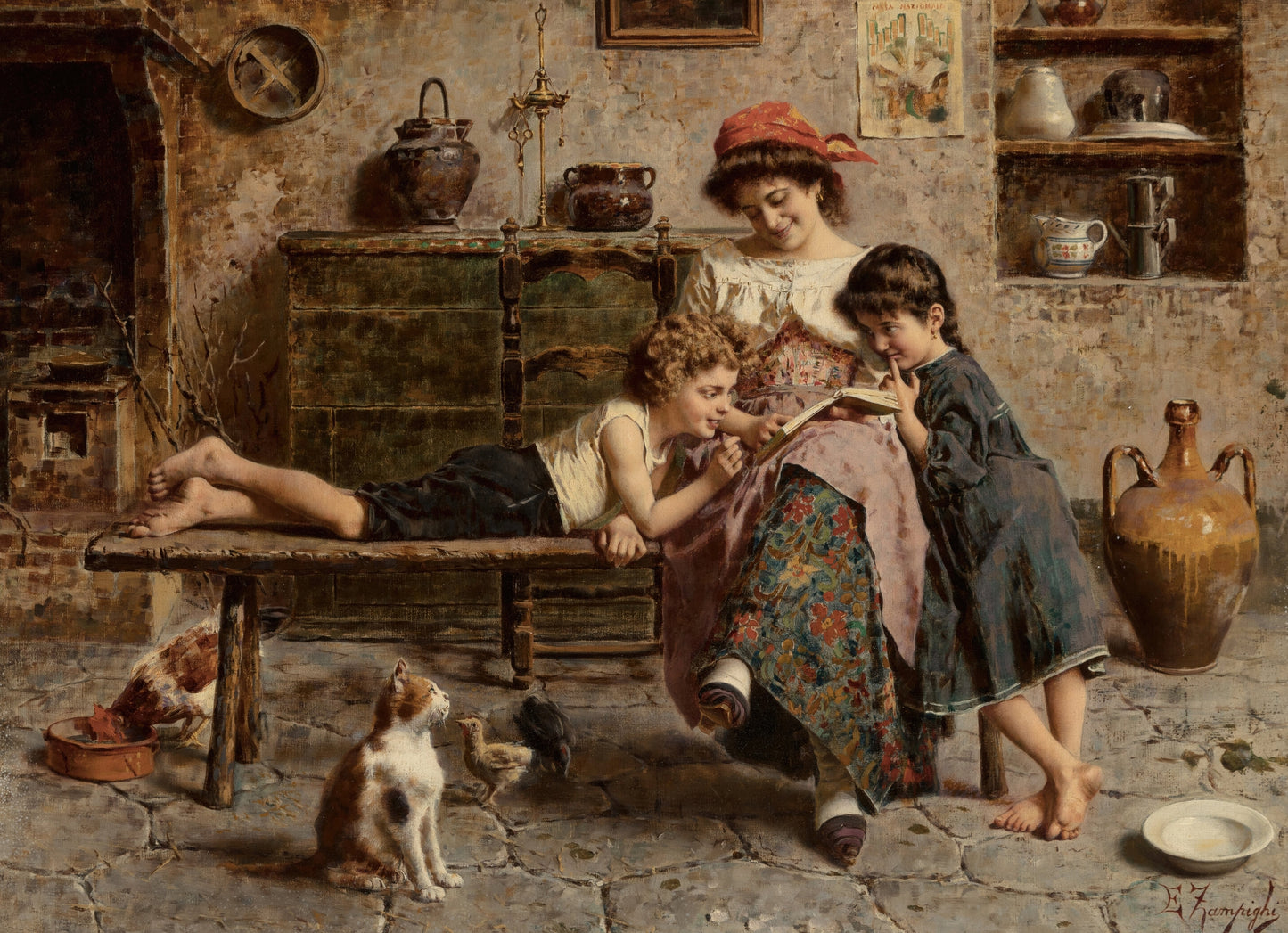 Hora da história - Eugenio Zampighi