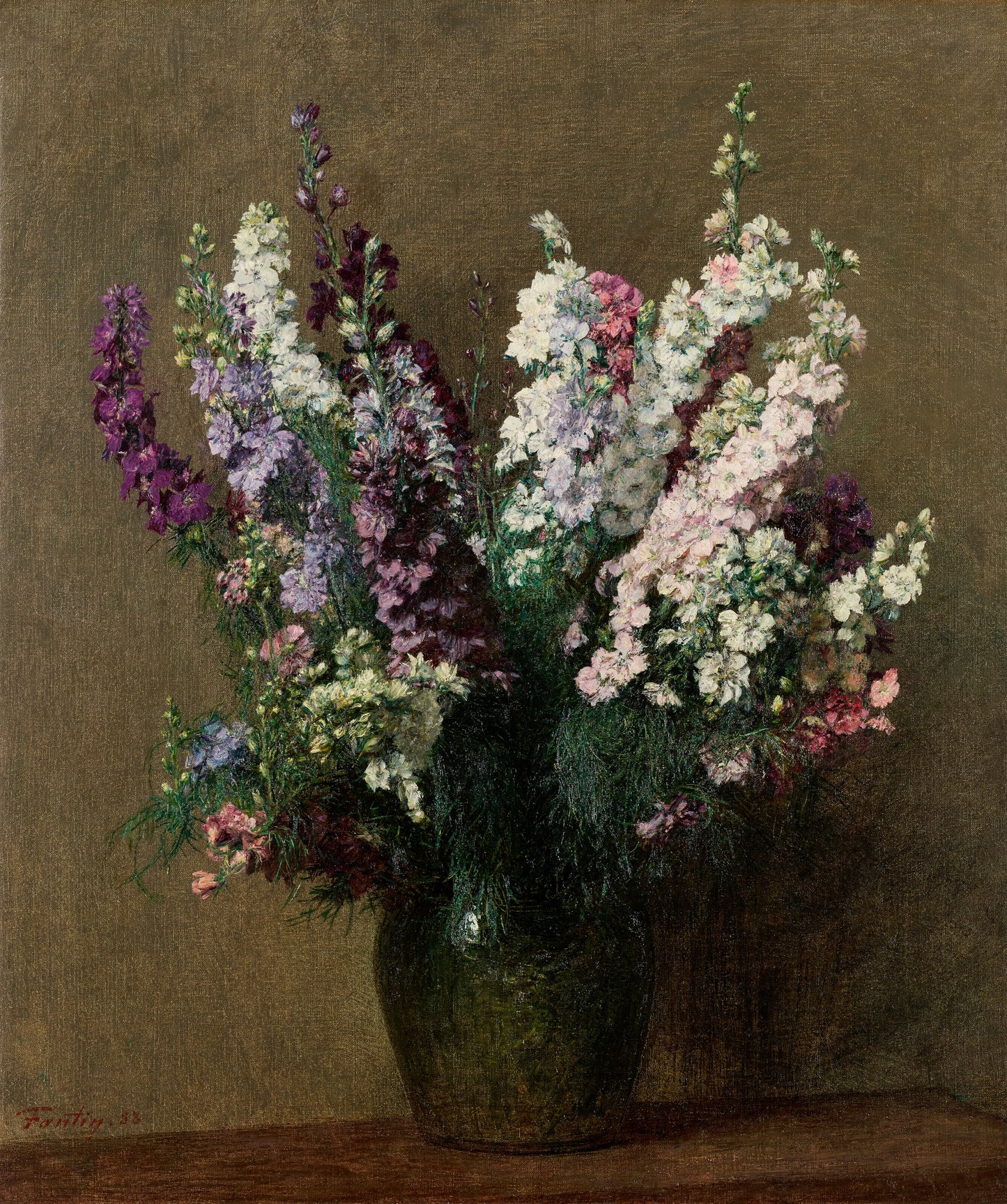 Larkspur - Henri Fantin-Latour