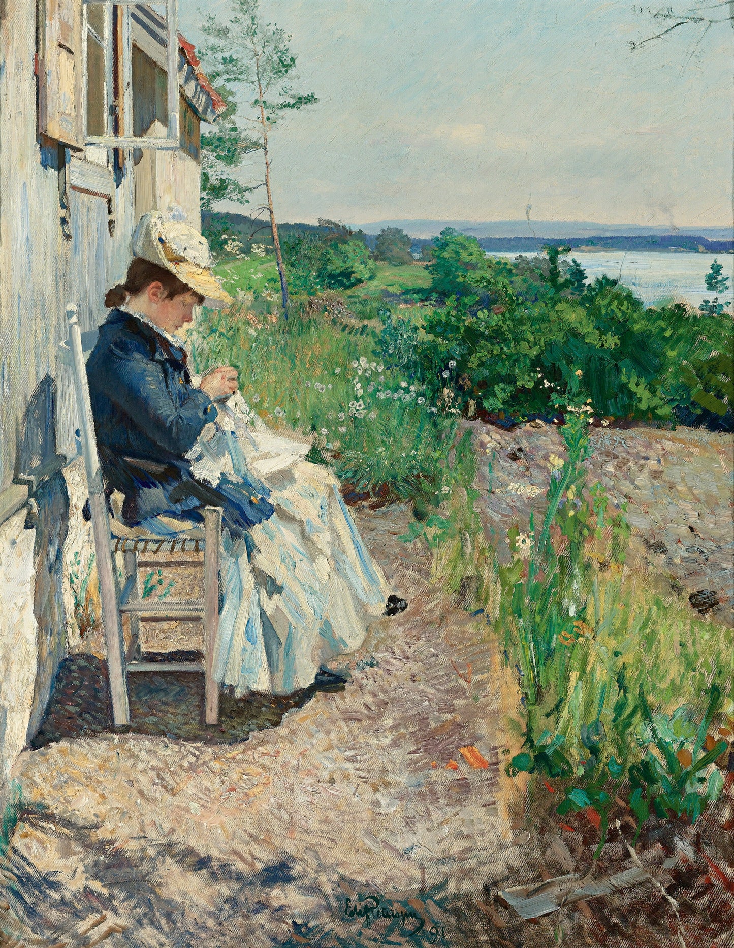 Luz do sol, Kalvoya - Eilif Peterssen