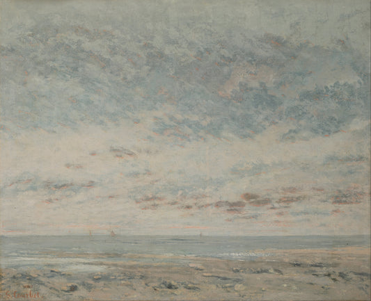 Maré baixa em Trouville - Gustave Courbet