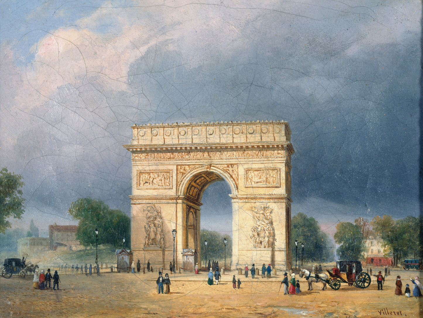 O Arco do Triunfo da Estrela - François Etienne Villeret
