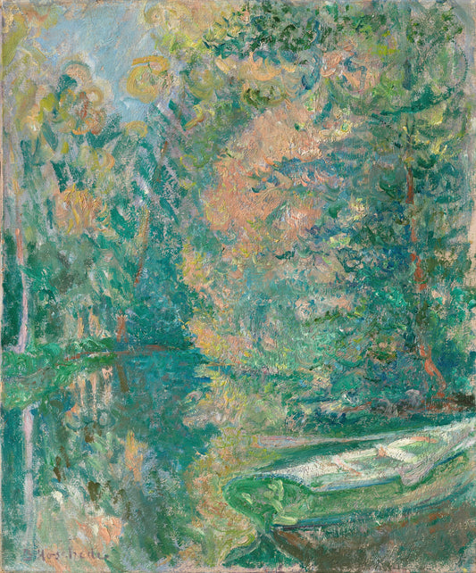 O barco no Epte - Blanche Hoschedé-Monet