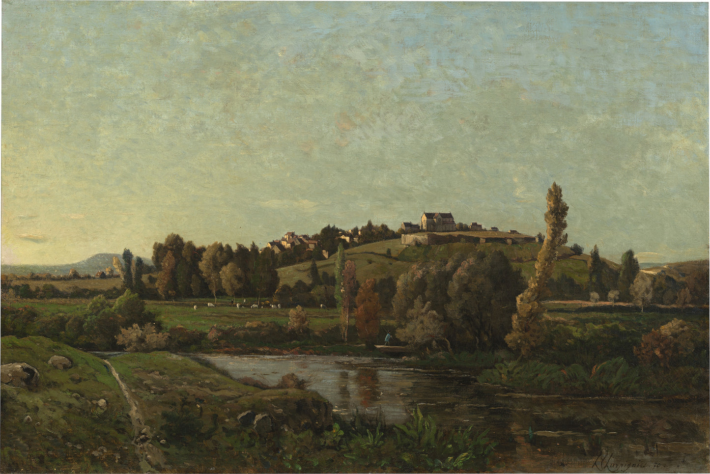 Paisagem em Auvergne - Henri-Joseph Harpignies