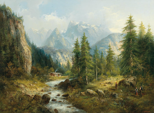 Paisagem montanhosa - Eduard Boehm