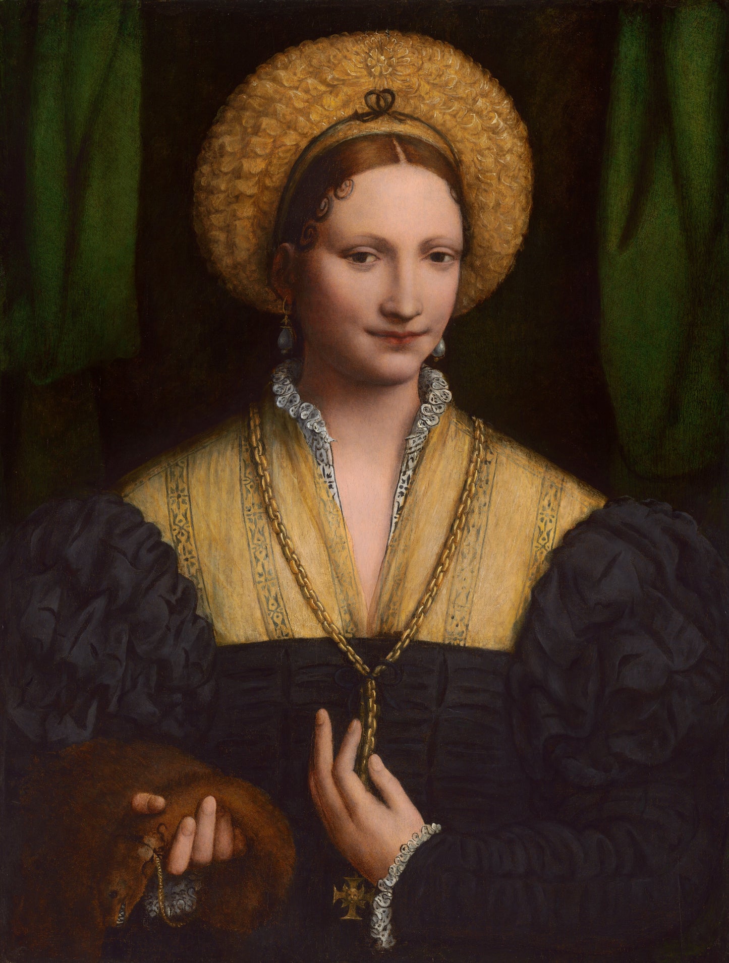 Retrato de uma Lady - Bernardino Luini