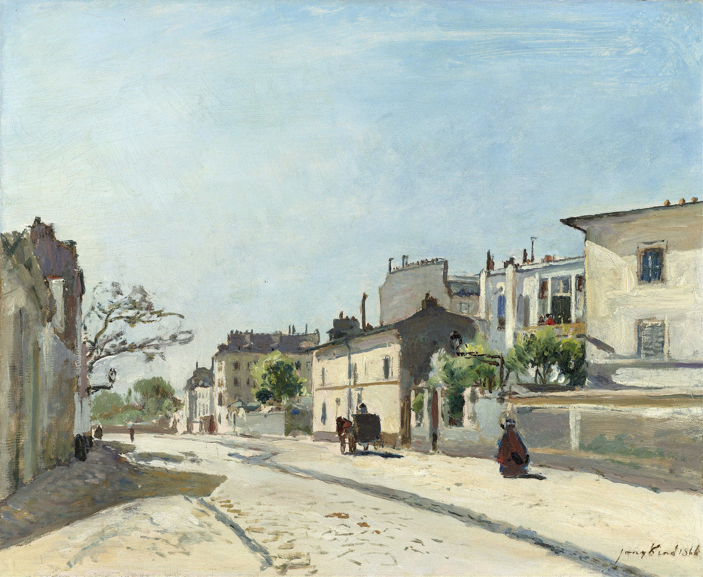 Rua Notre-Dame, Paris - Johan Barthold Jongkind