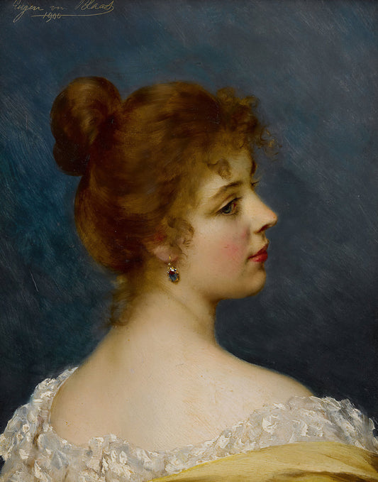 Uma beleza italiana - Eugen von Blaas