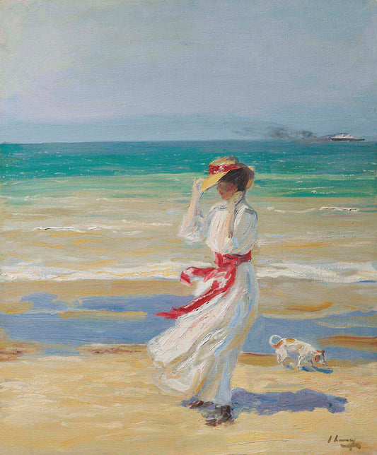Um dia ventoso - Sir John Lavery